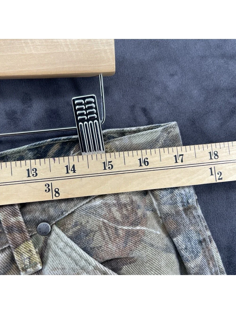 VTG Wrangler Pro Gear Realtree Camo Carpenter Pants Men 38x32 Hunting USA